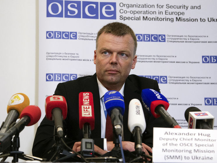 Хуг заявил, что миссия ОБСЕ не увидела прямых доказательств участия России в конфликте на Донбассе