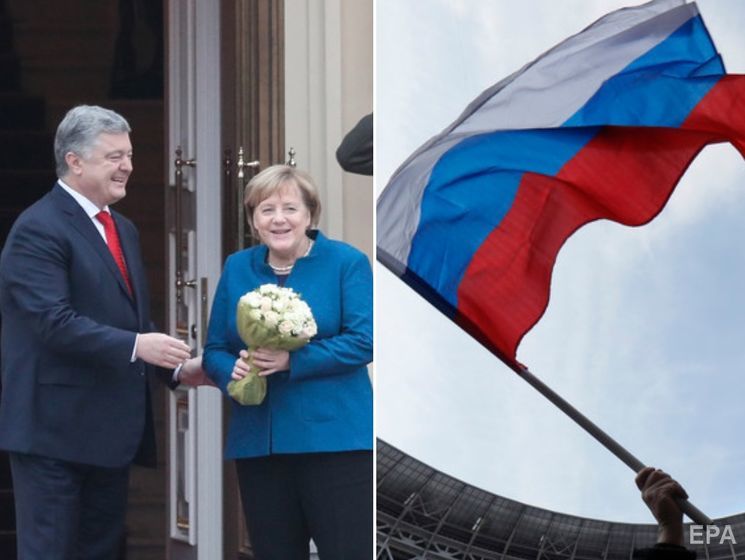 Россия ввела санкции против Украины, Меркель прилетела в Киев. Главное за день