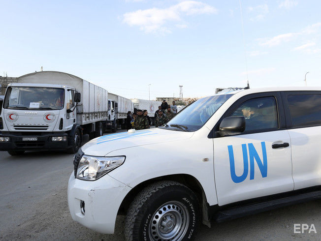 ООН доставила гуманитарную помощь в лагерь сирийских беженцев Рукбан впервые с января