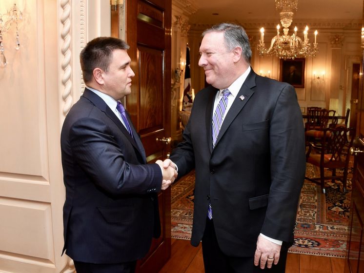 ﻿Клімкін і Помпео обговорили війну в Україні, співпрацю у галузі кібербезпеки і протидію втручанню у вибори