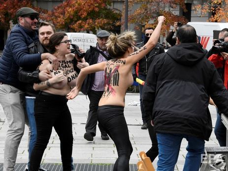 Femen устроили протест в Мадриде
