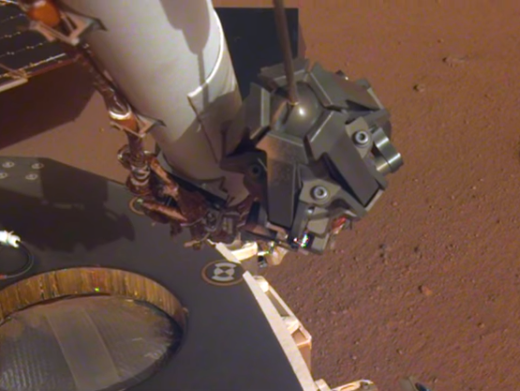 ﻿Космічний апарат InSight записав шум вітру на Марсі. Аудіо