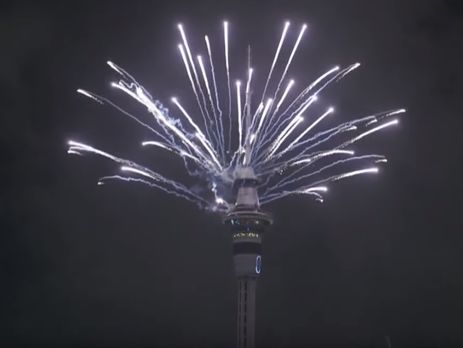 ﻿Нова Зеландія зустріла Новий рік. Відео