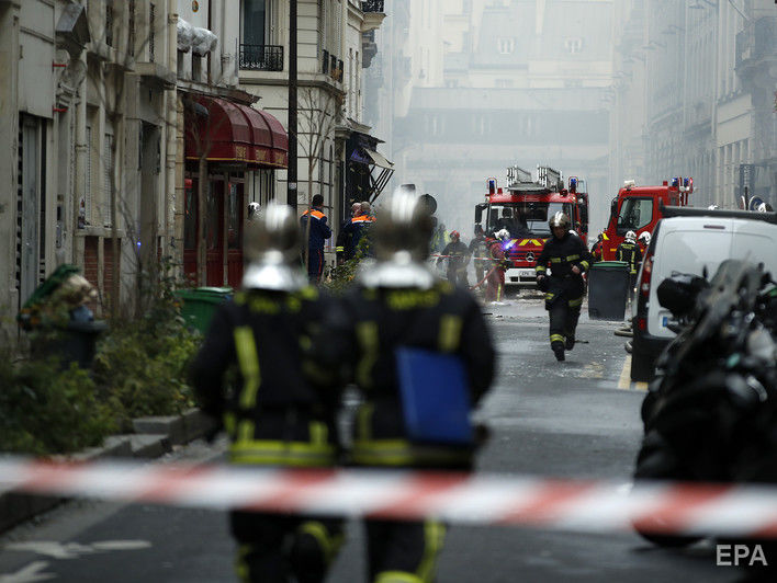 Унаслідок вибуху в центрі Парижа загинуло чотири людини 