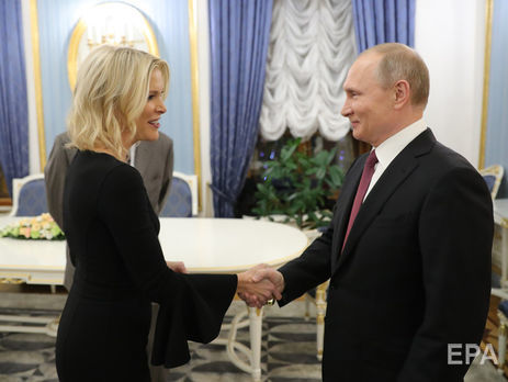 Келли приезжала в РФ, где брала интервью у Путина