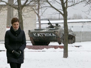 Марина Порошенко привезла военным "Теплый караван". Фоторепортаж