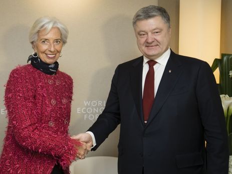 В Давосе Порошенко встретится с главой МВФ – Минфин Украины 