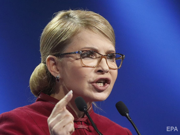 Тимошенко заявила, що після її перемоги на виборах Порошенко "відповідатиме за все"