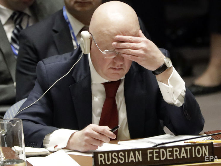 Небензя заявив на засіданні Радбезу ООН, що Україна занурилася "у глибоку економічну кризу, безправ'я та беззаконня"