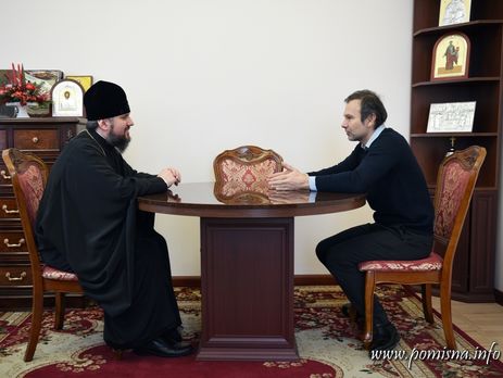 Митрополит Епифаний и Вакарчук обсудили пути достижения мира в Украине