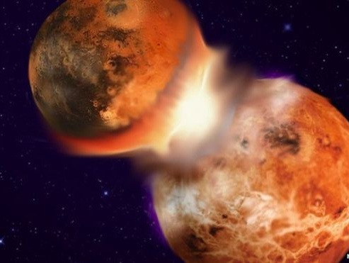 Ученые: Луна могла появиться вследствие удара о Землю схожего небесного тела