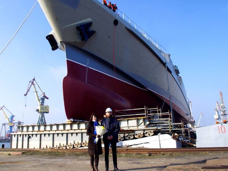 У Криму під виглядом цивільного судна спустили на воду військовий корабель – головред BlackSeaNews
