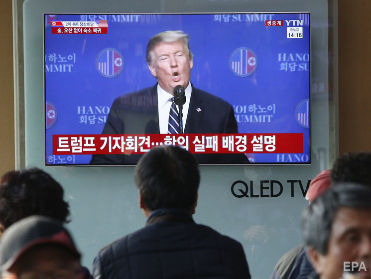 Трамп заявил, что не подписал с Ким Чен Ыном соглашение из-за разногласий по санкциям 