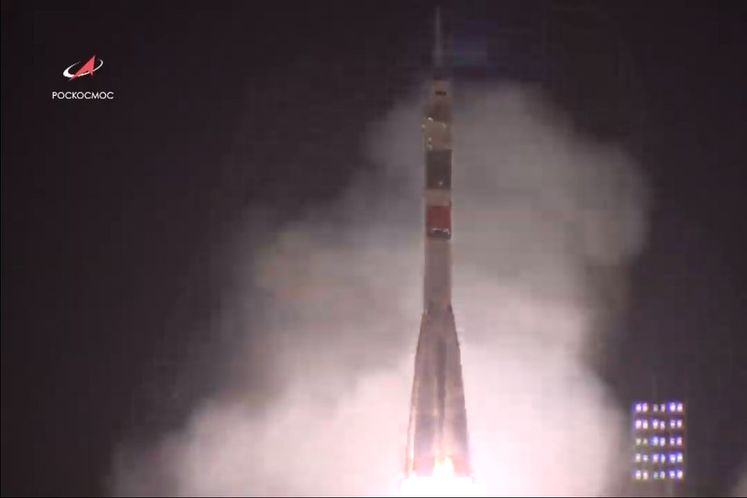 С Байконура запустили космический корабль "Союз МС-12". В экипаж входят Овчинин и Хейг, не сумевшие добраться на МКС на "Союзе МС-10"
