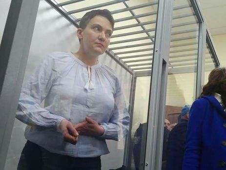 За версією слідства, Савченко (на фото) і Рубан планували "широкомасштабні терористичні атаки" в центрі Києва