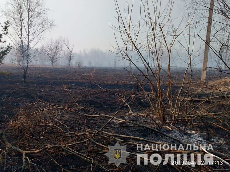 Причиной пожара в Чернобыльской зоне стали окурки, брошенные "черными археологами" &ndash; Нацполиция