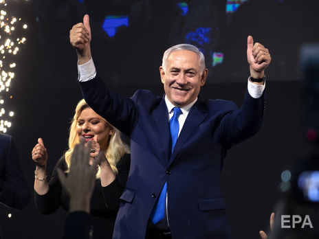 Партия Нетаньяху разделила первое место на парламентских выборах