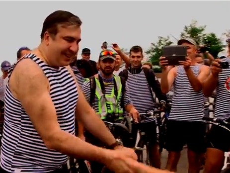 Саакашвили принял участие в одесском 