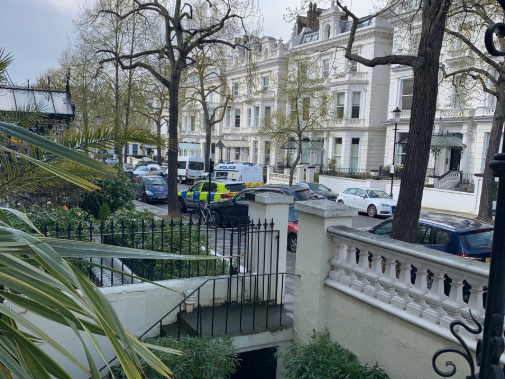 ﻿У Лондоні зі стріляниною затримали невідомого, який протаранив автомобіль посла України у Великобританії