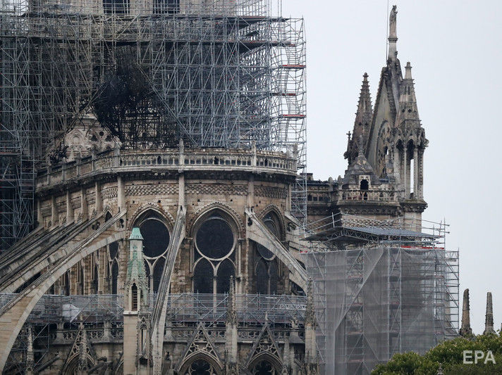 Пожар в соборе Парижской Богоматери полностью ликвидирован