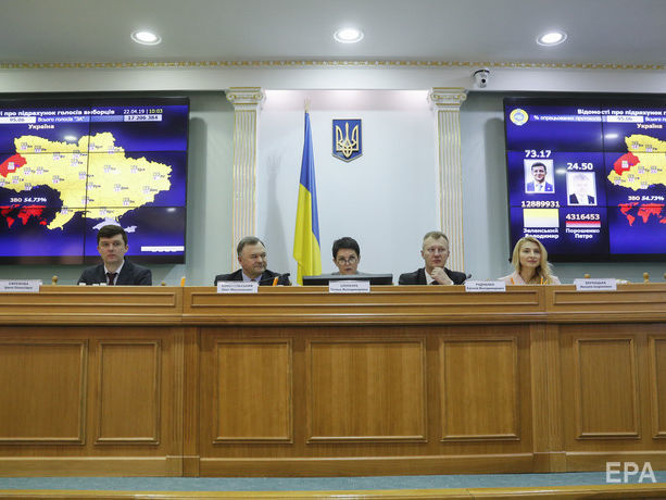 ЦИК Украины принял протоколы с мокрыми печатями от 184 окружных избиркомов