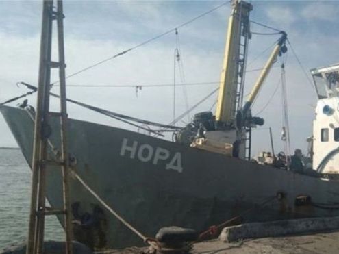 Член экипажа судна "Норд" пожаловался на действия крымской "власти"
