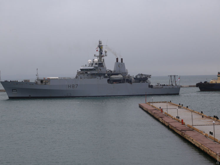 В Одессу второй раз за полгода зашел британский разведывательный корабль
