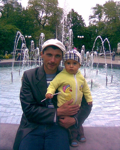 Решат Аметов с сыном, 2010 год. Фото: Reshat Ametov / Одноклассники