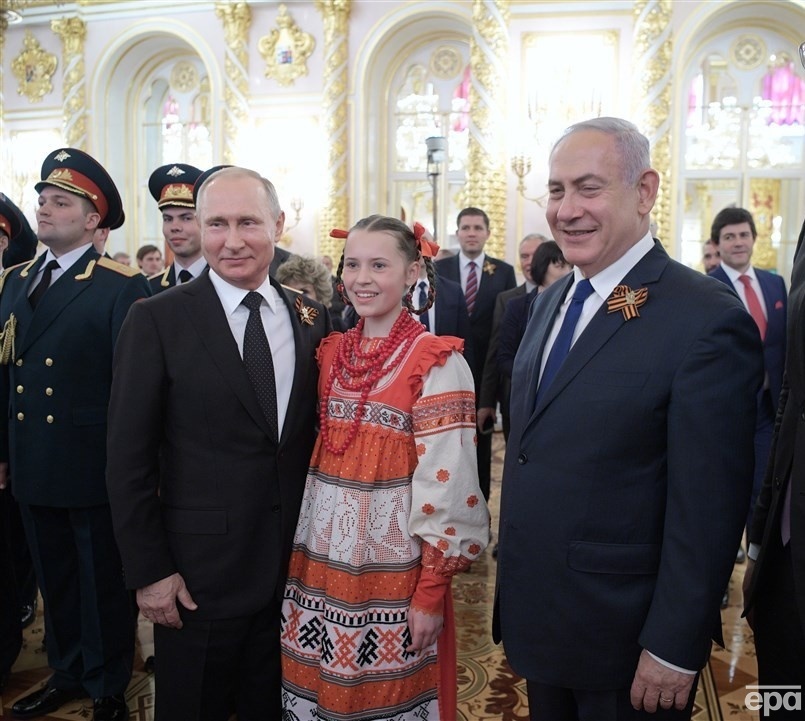 Путін і Нетаньяху у Кремлі, 9 травня 2018 року. Фото: EPA