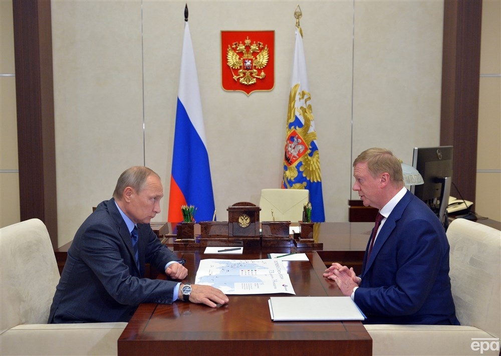 Путін та Чубайс, 2016. Фото: EPA