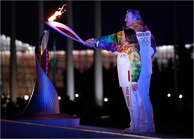 Открытие зимних Олимпийских игр в Сочи. 2014 год. Фото: olimp-history.ru